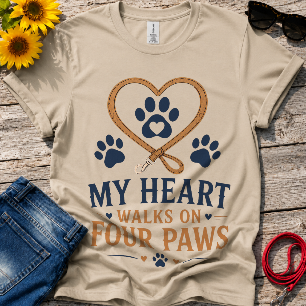 Dog Paw Love T-Shirt
