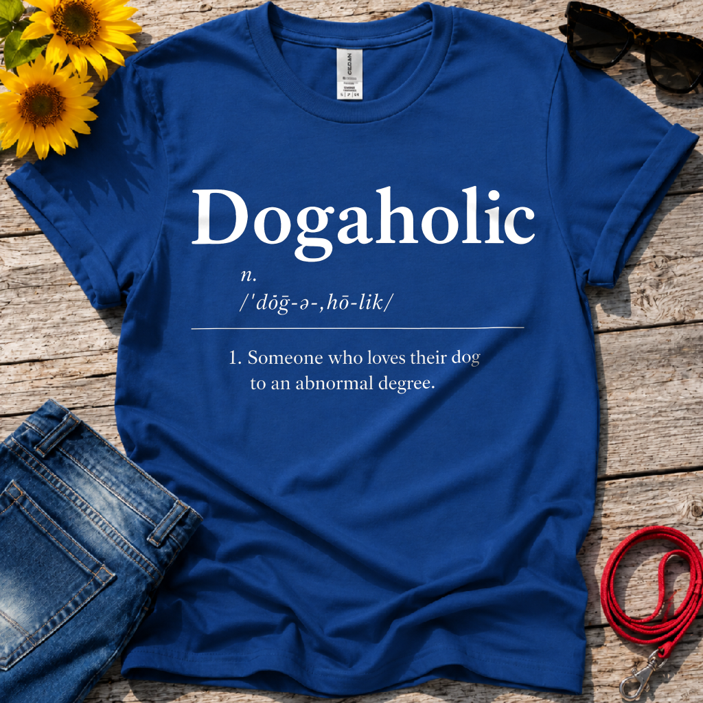 Dogaholic Definition T-Shirt
