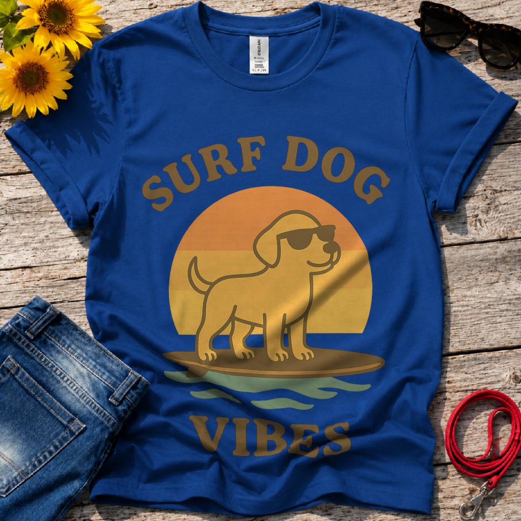 Surf Dog Vibes T-Shirt