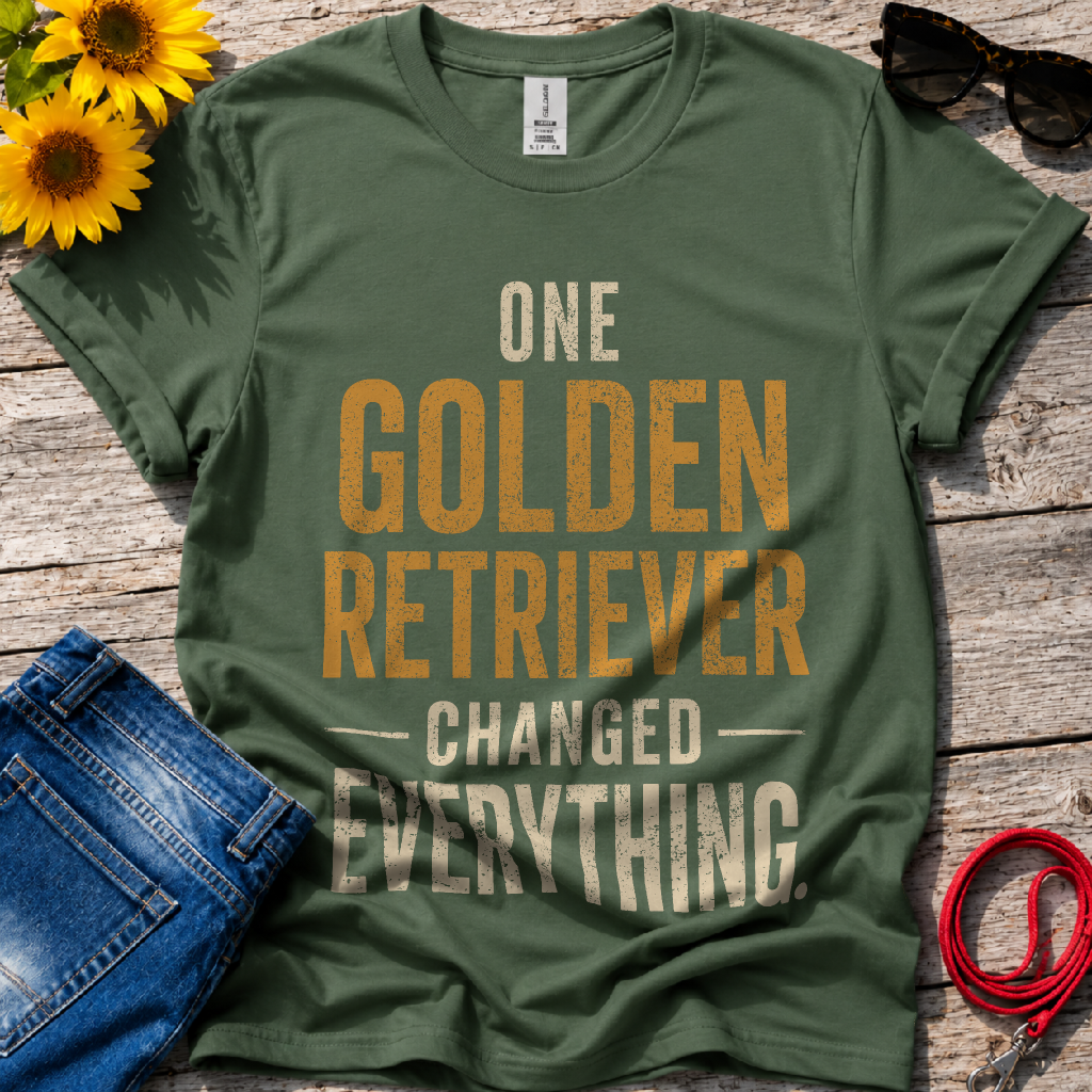 One Golden Retriever  T-Shirt