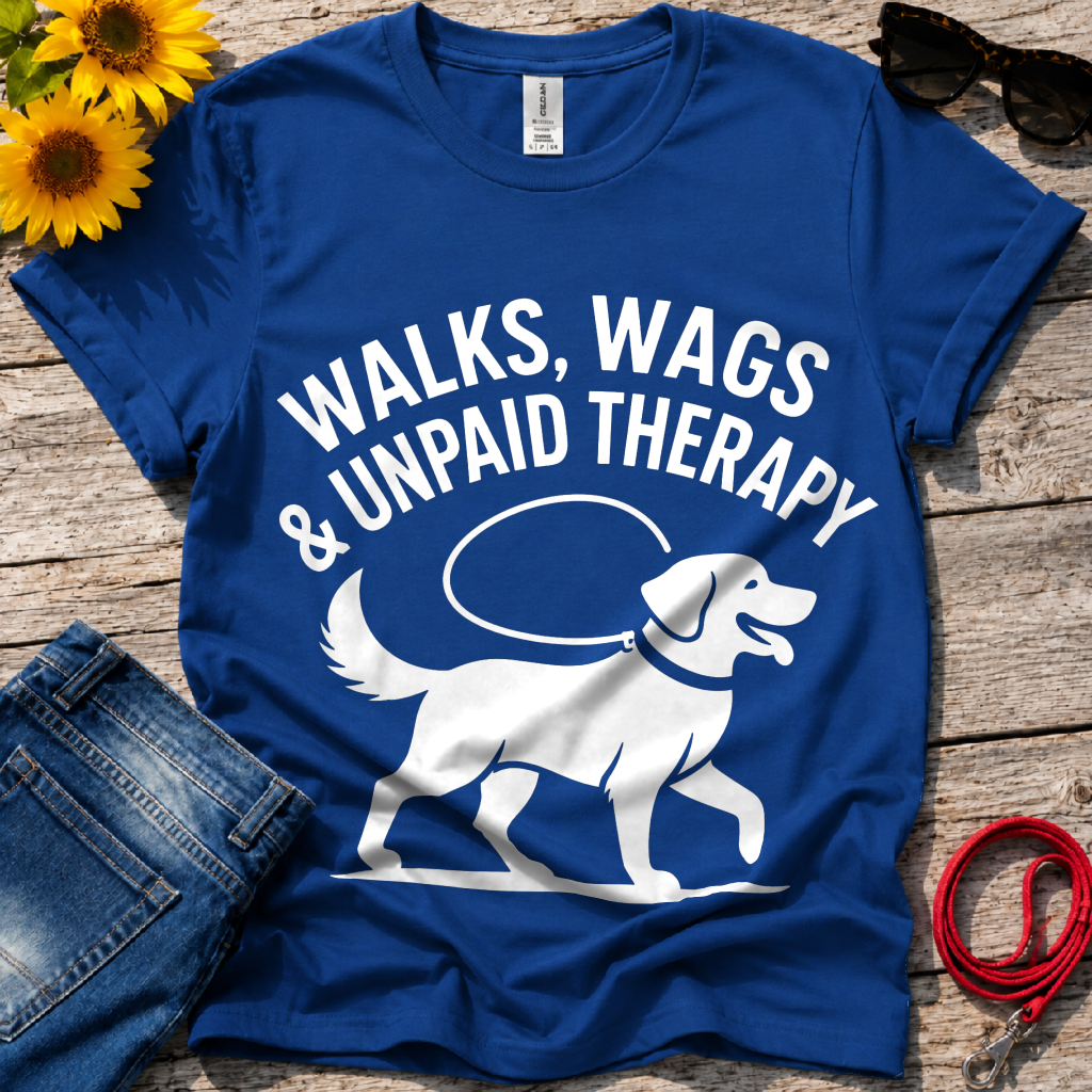 Walks,Wags and Woofs T-Shirt