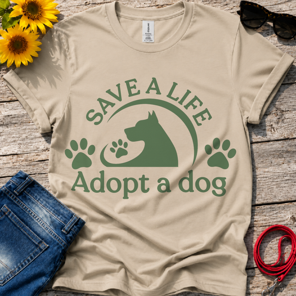 Adopt and Save Life T-Shirt