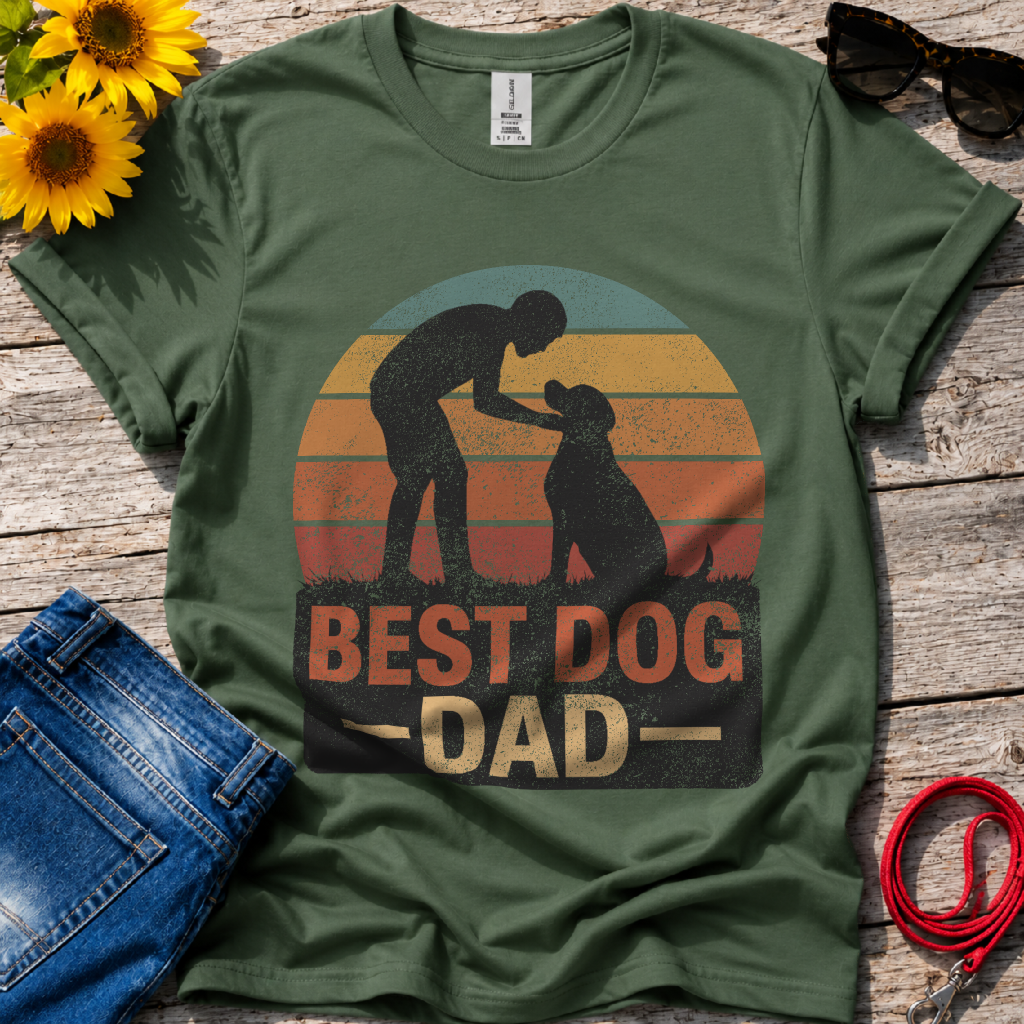 Best Dog Dad T-Shirt