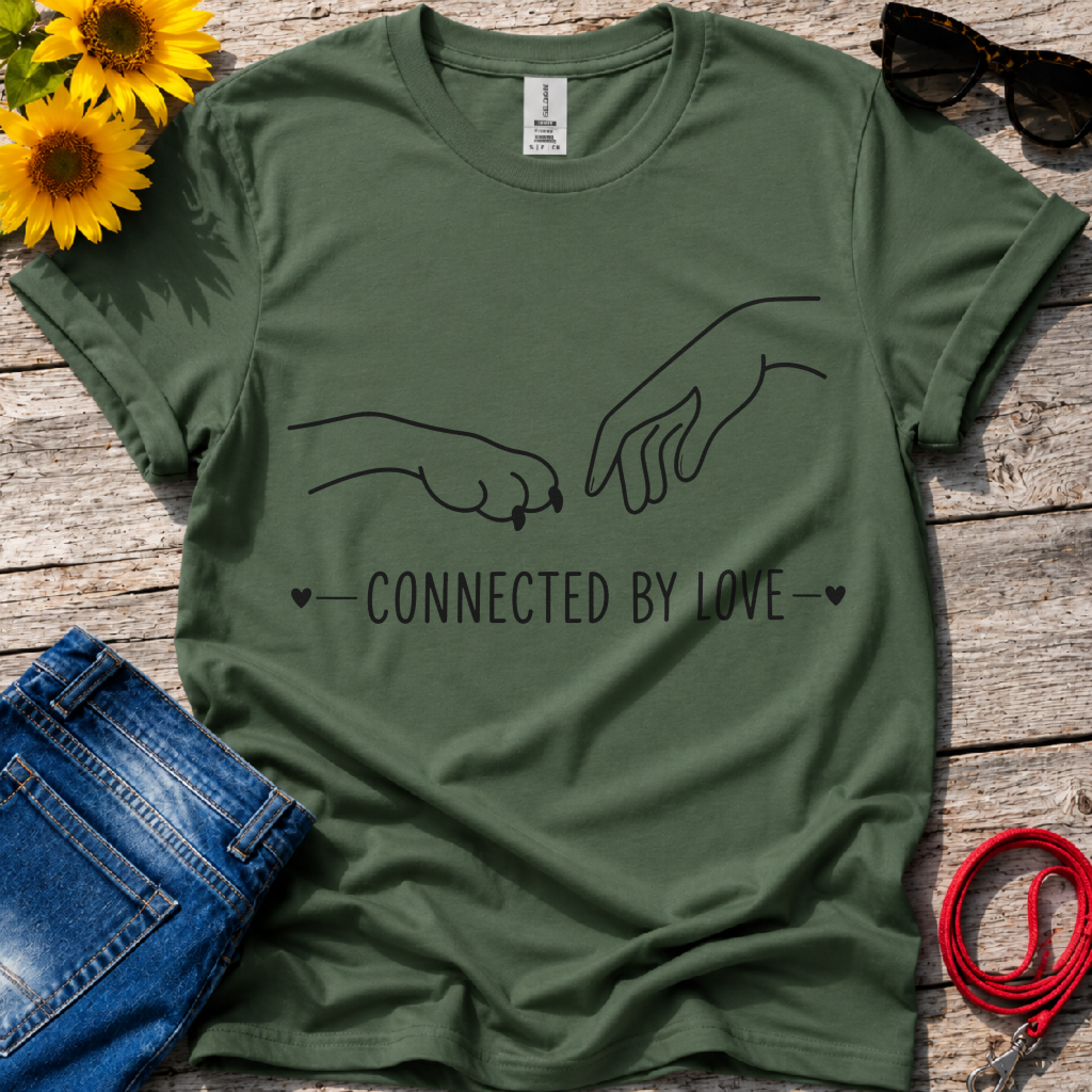 Dog Hand-Human Hand  T-Shirt