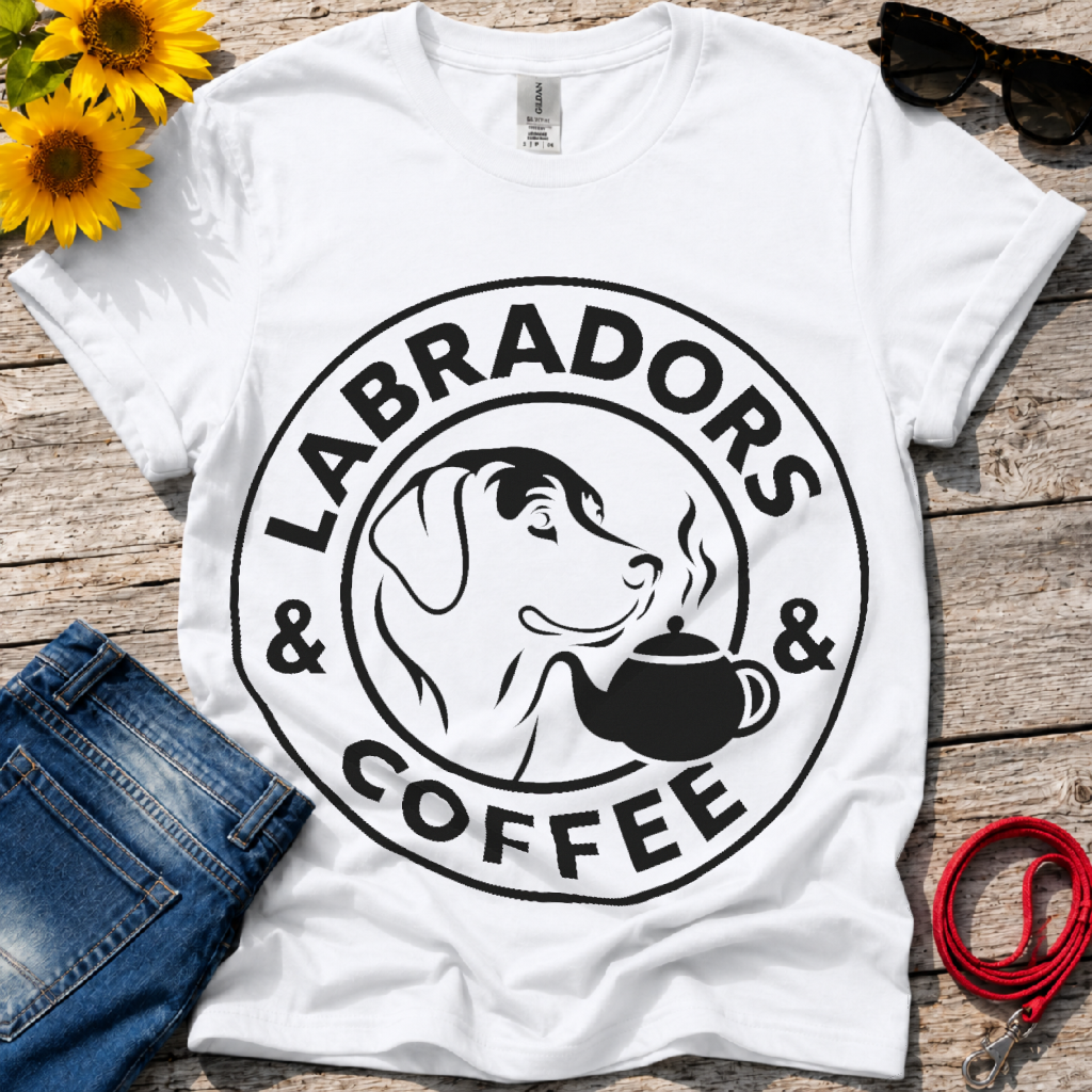 Coffee with a Labrador T-Shirt