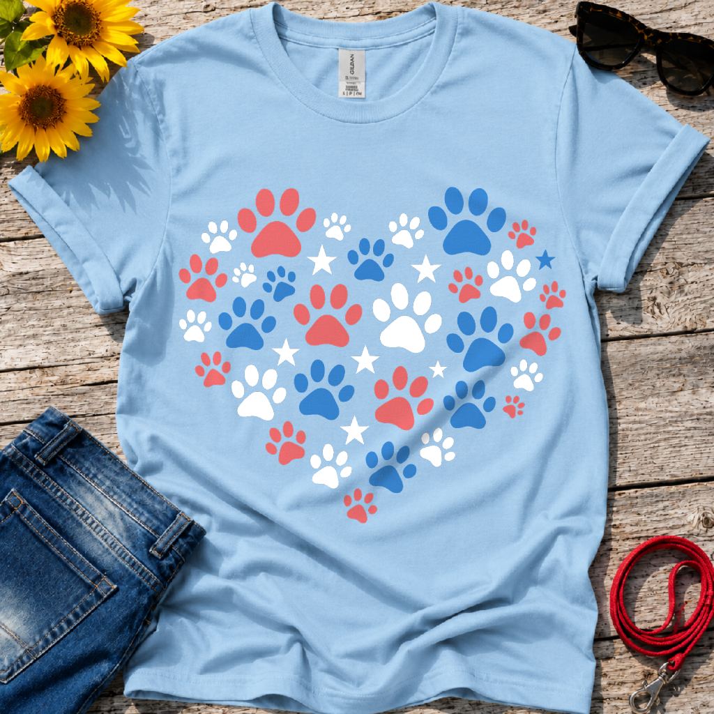 Patriotic Citizen Heart T-Shirt