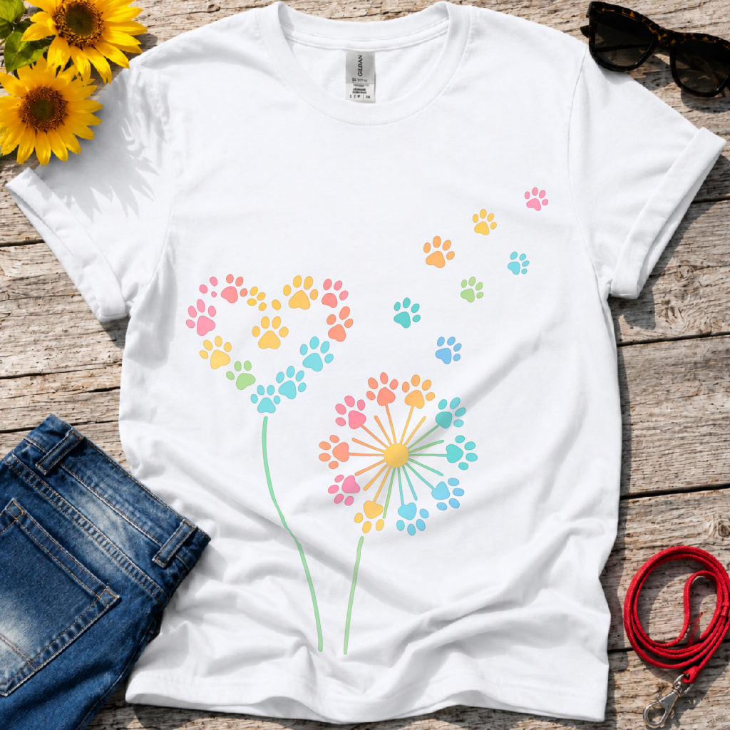 Rainbow Dandelions T-Shirt