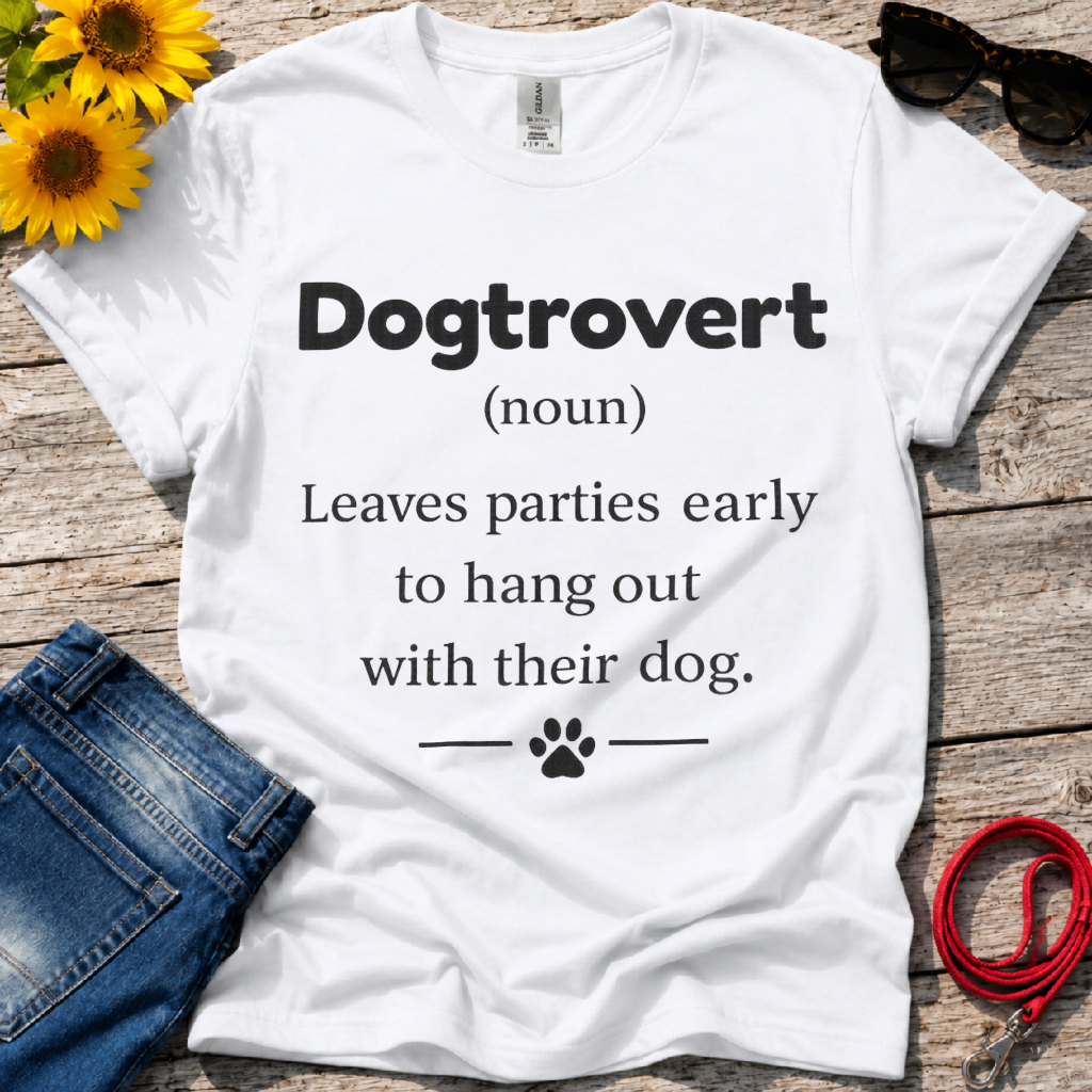 Dogtrovert Definition T-Shirt