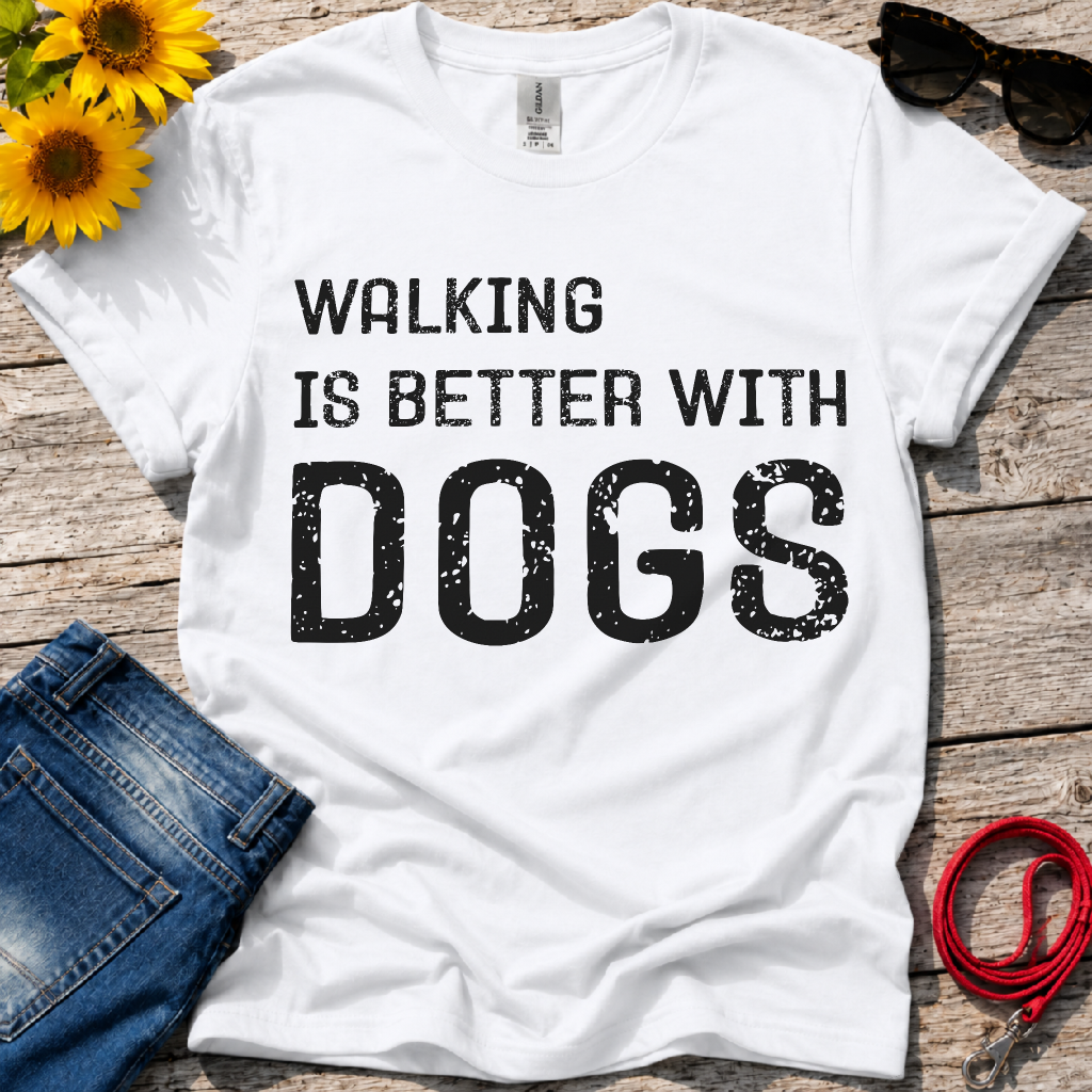 Walking with Dogs T-Shirt