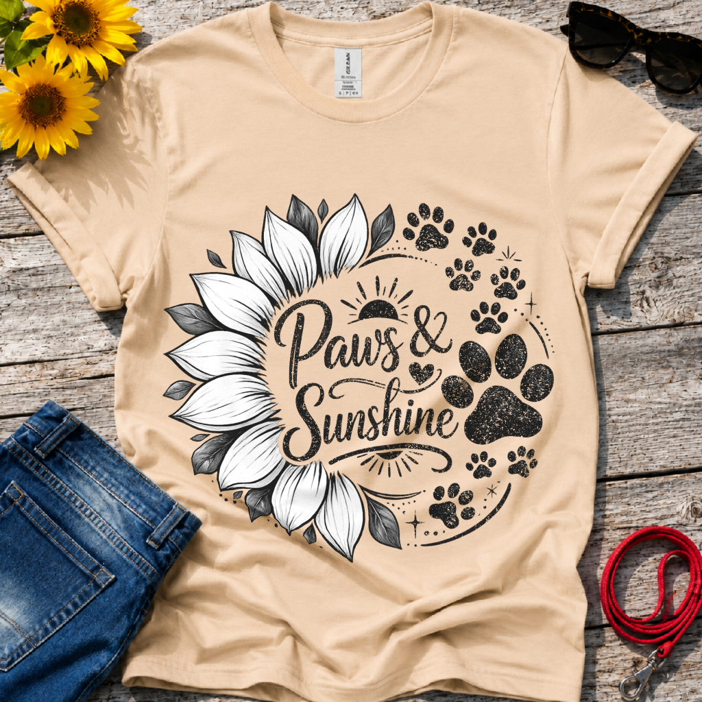 Sunflower Paws T-Shirt