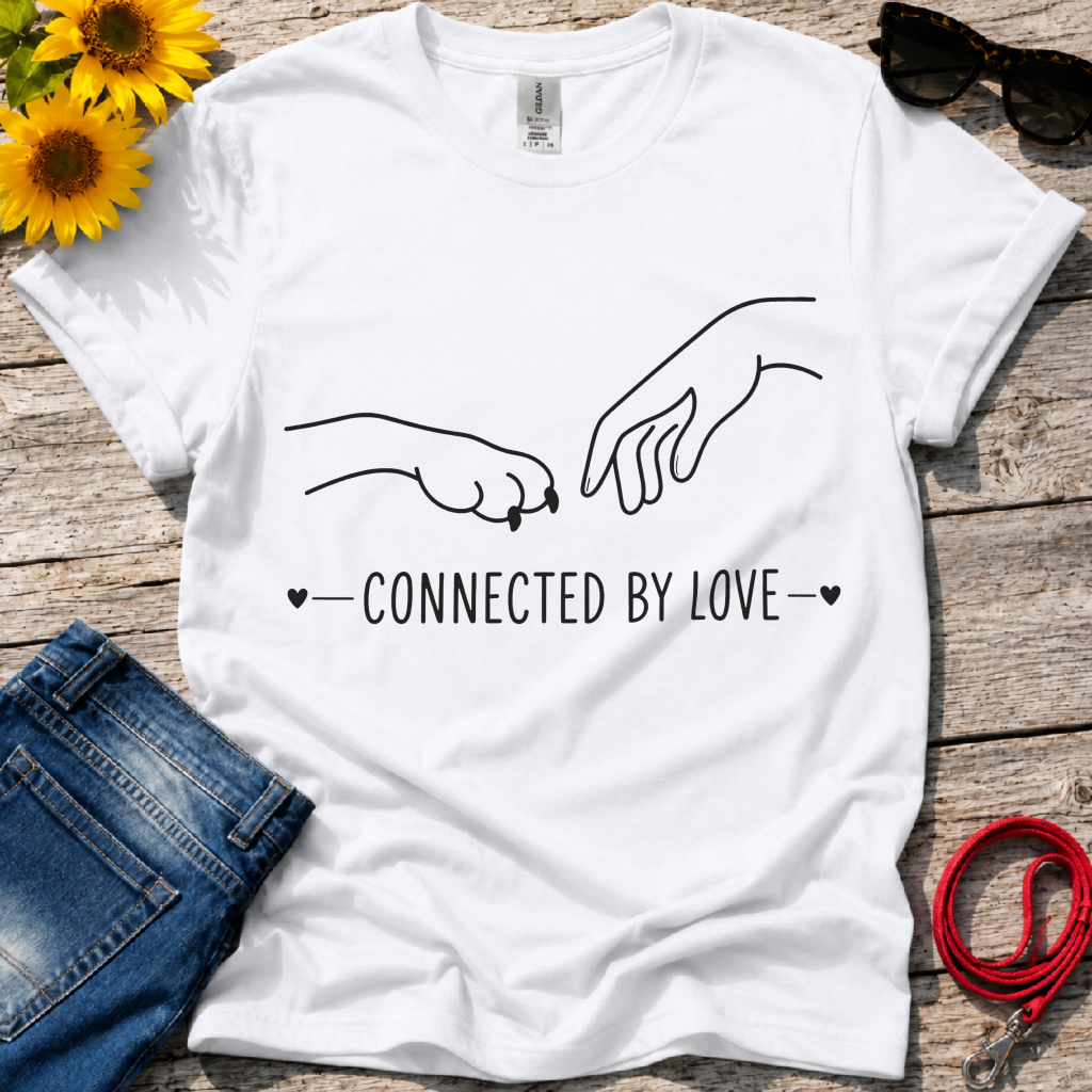 Dog Hand-Human Hand  T-Shirt