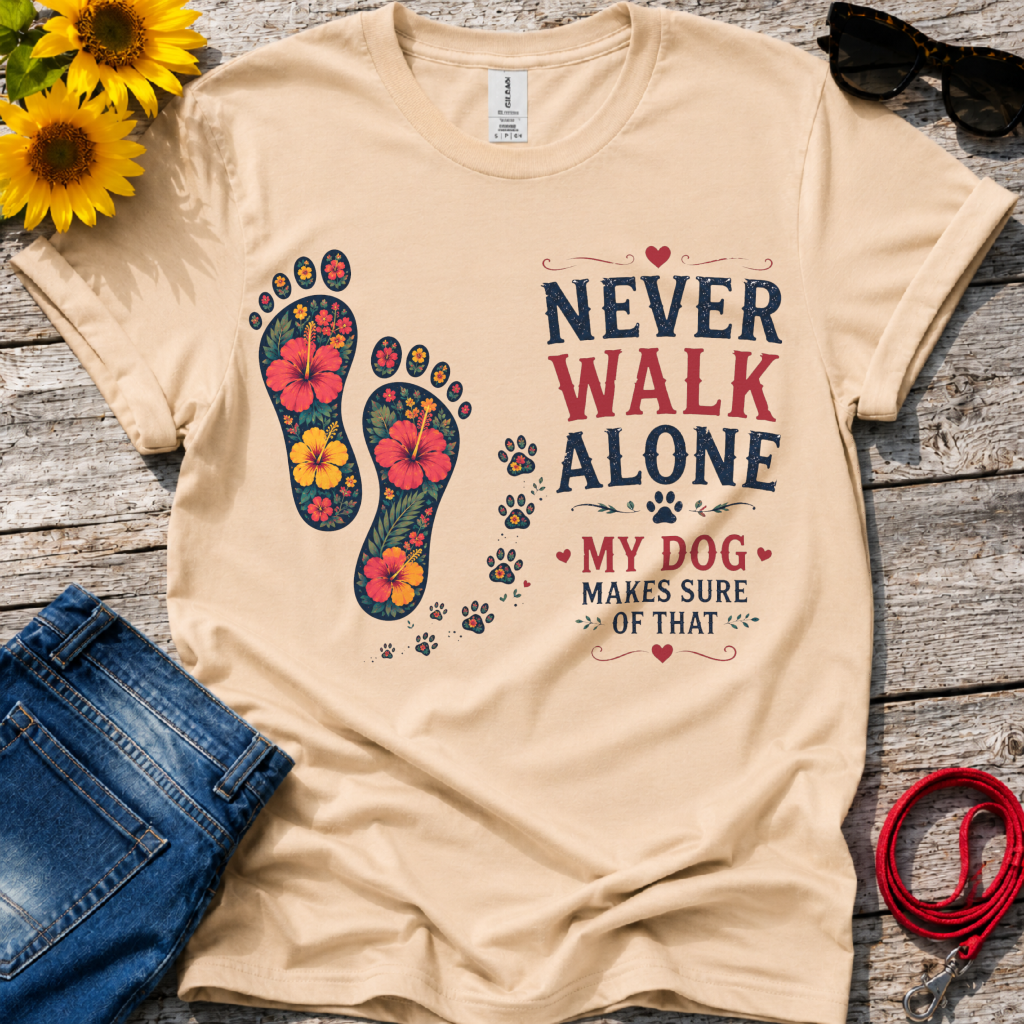 Never Alone Dog T-Shirt