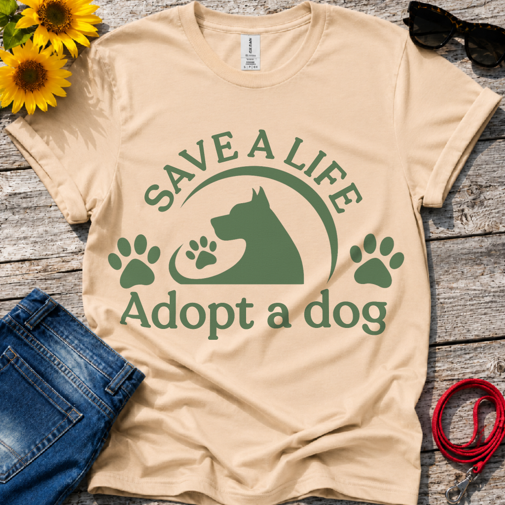 Adopt and Save Life T-Shirt