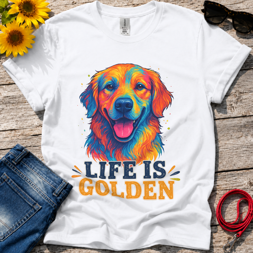 Colorful Retriever T-Shirt