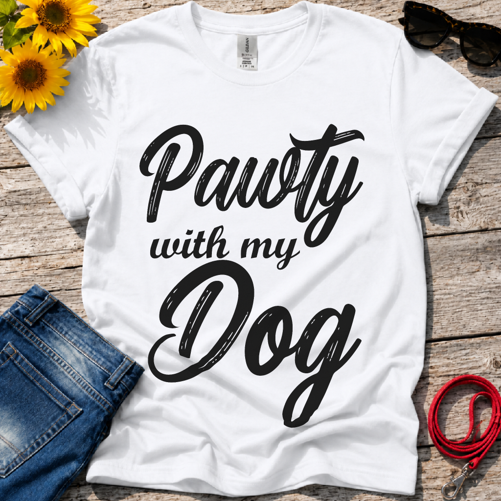 Pawty With my Dog T-Shirt
