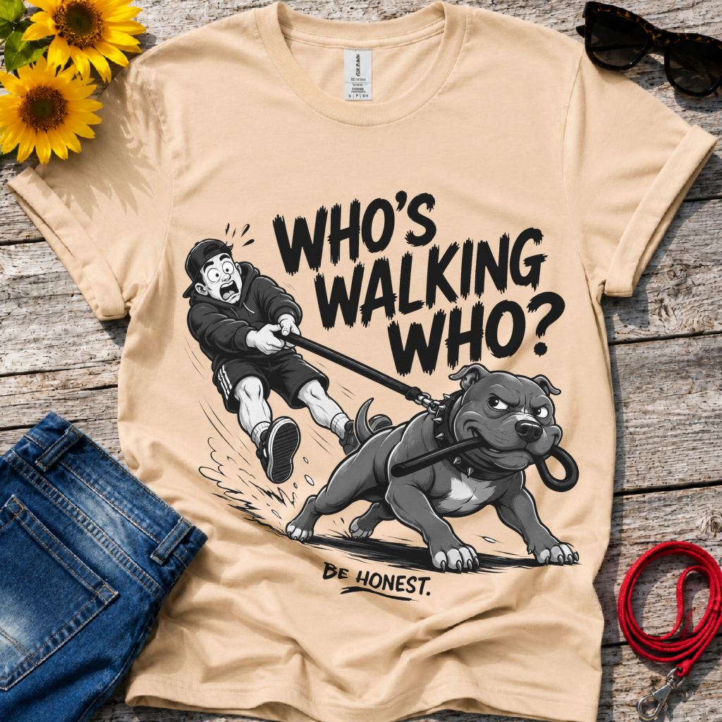Who is Walking Who T-Shirt