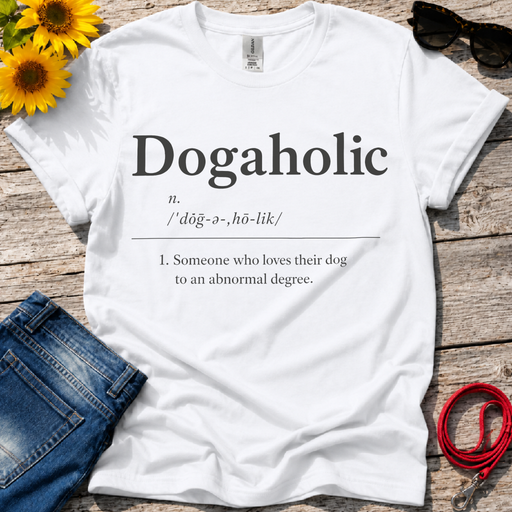 Dogaholic Definition T-Shirt