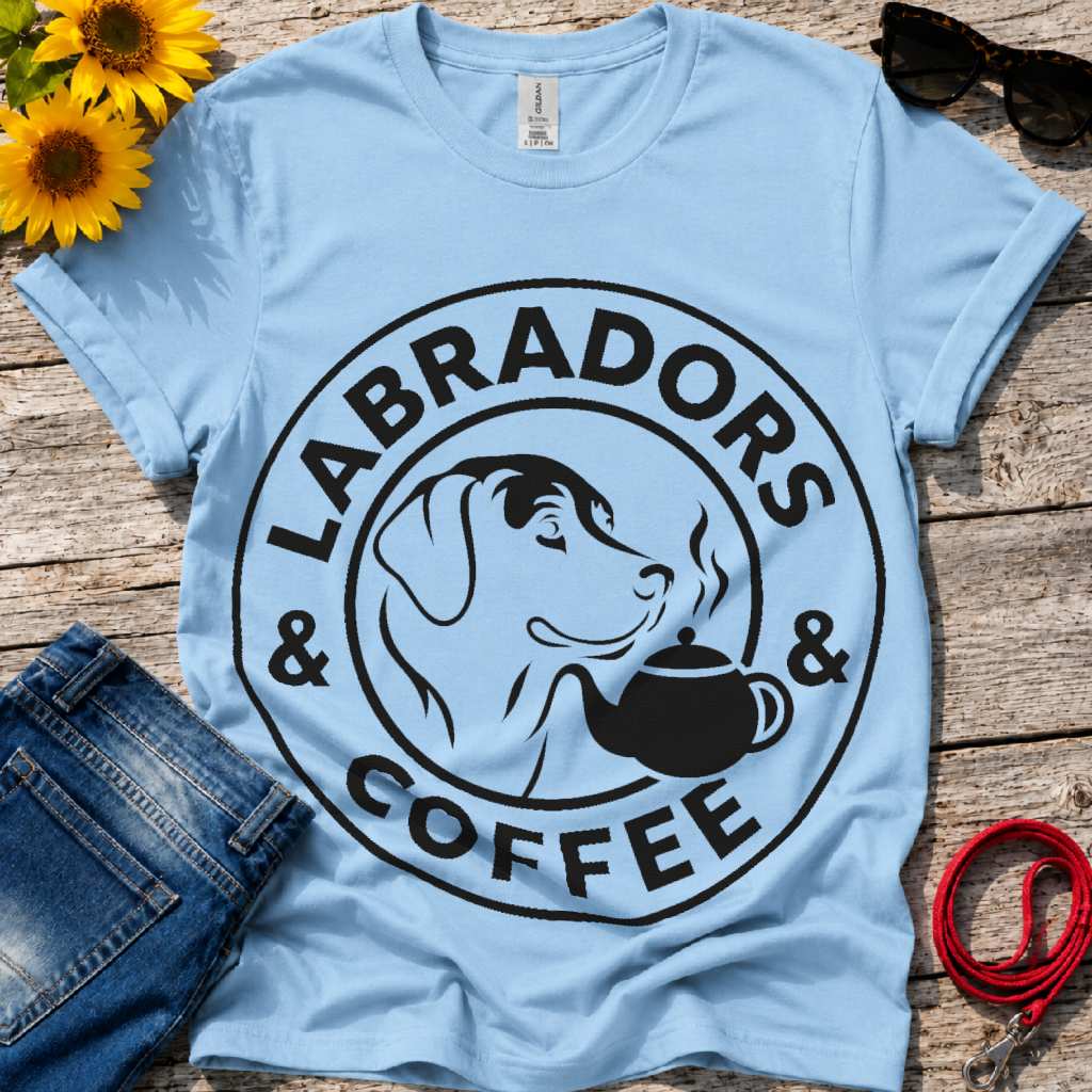 Coffee with a Labrador T-Shirt