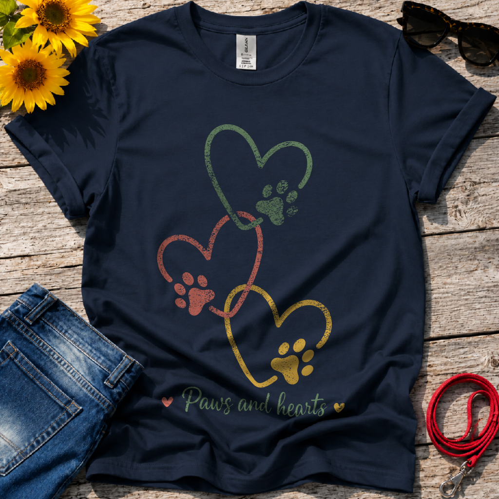 Love Paw Print T-Shirt