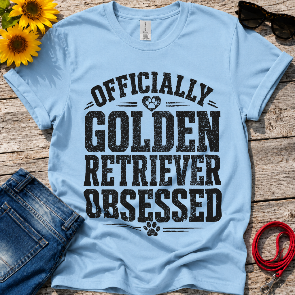 Golden Retriever Obsessed T-Shirt