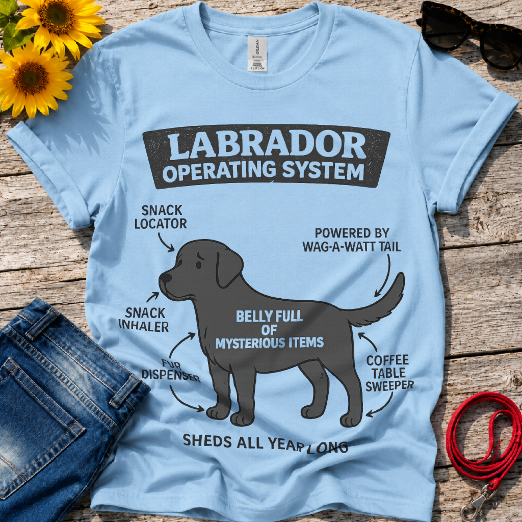 Anatomy of a Labrador T-Shirt
