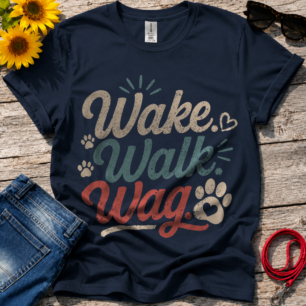 Wake Walk Wag T-Shirt