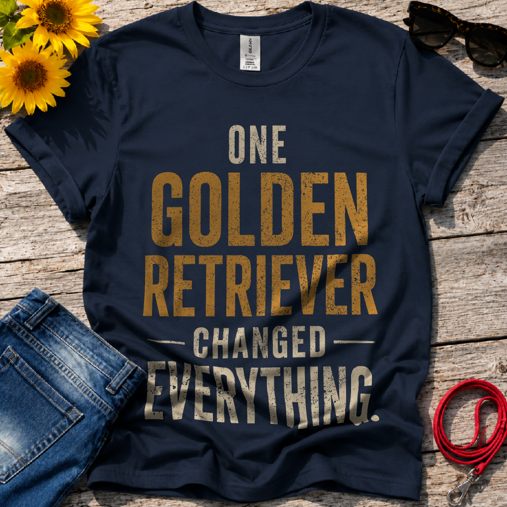 One Golden Retriever  T-Shirt