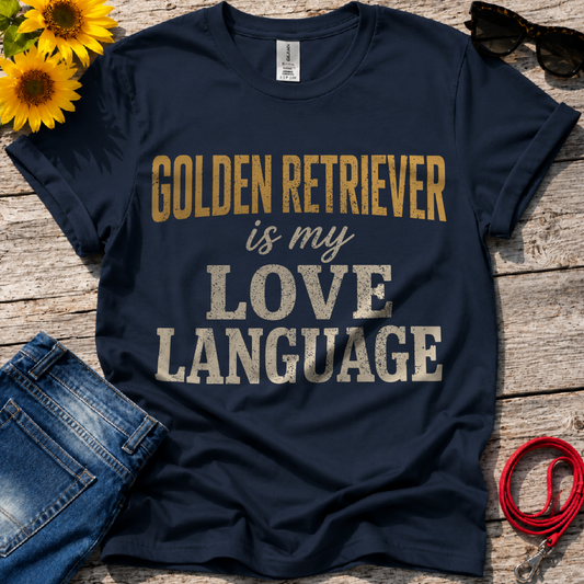 Golden Retriever Vocabulary T-Shirt