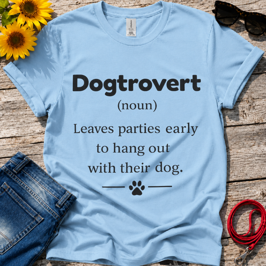 Dogtrovert Definition T-Shirt