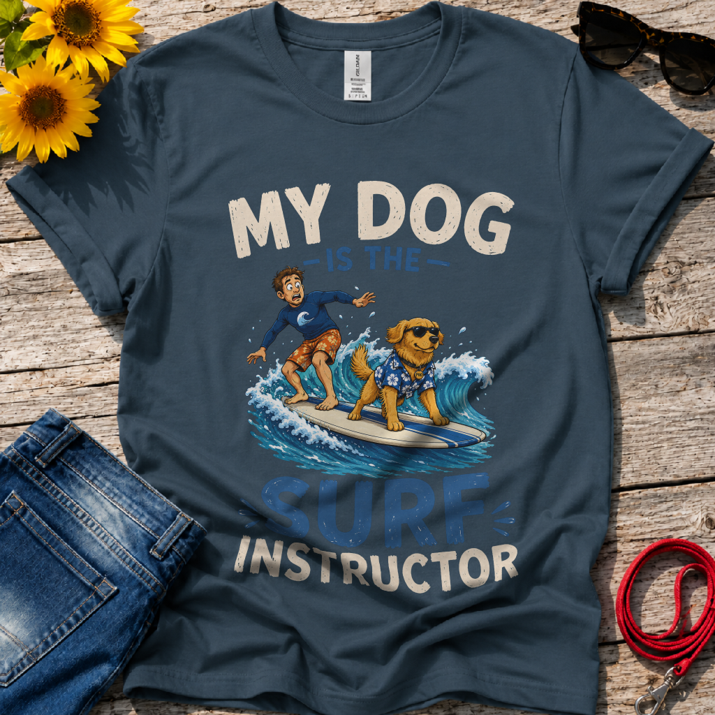 Dog Surf Instructor T-Shirt