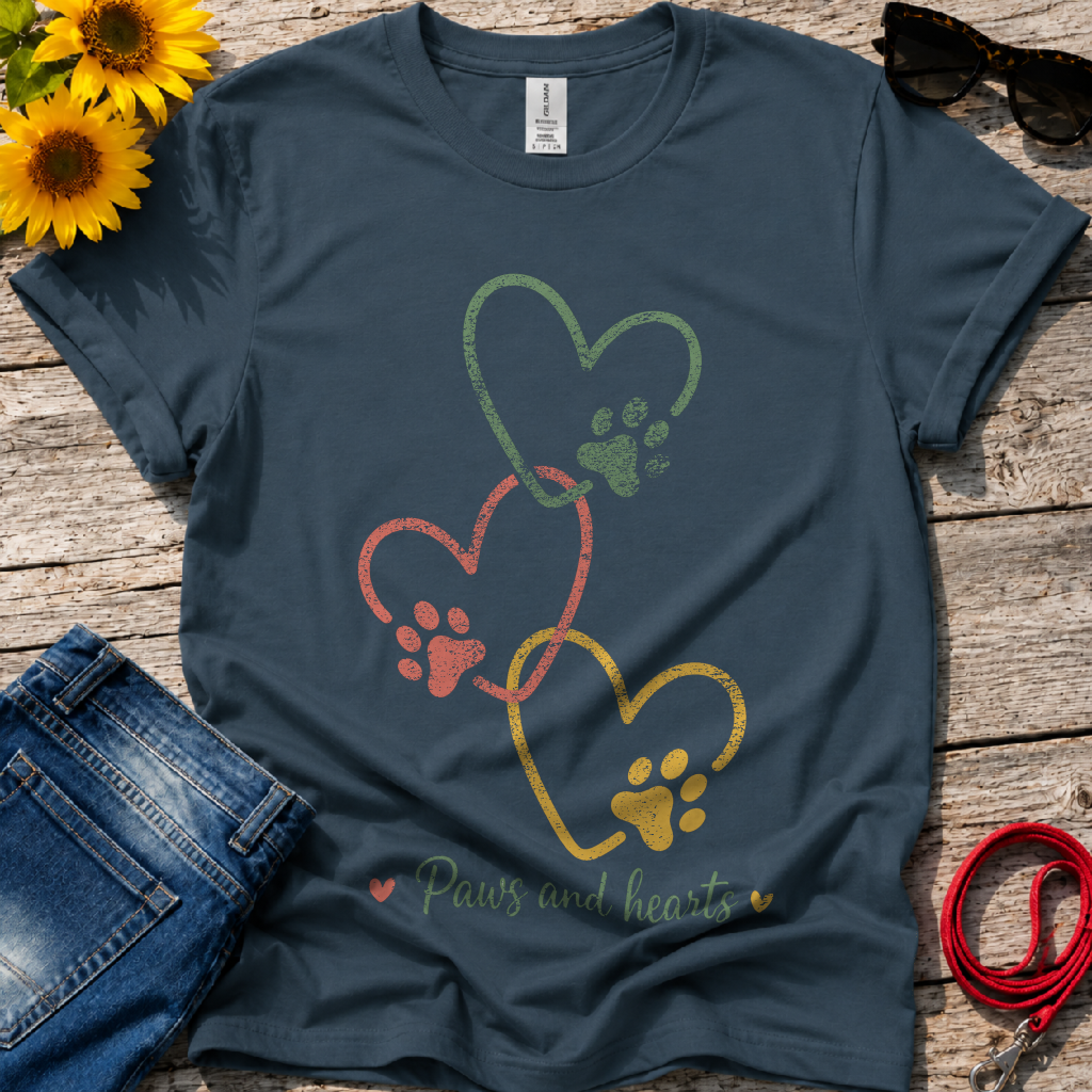 Love Paw Print T-Shirt