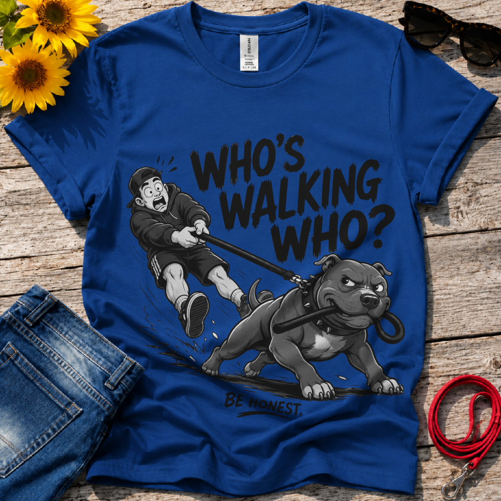 Who is Walking Who T-Shirt