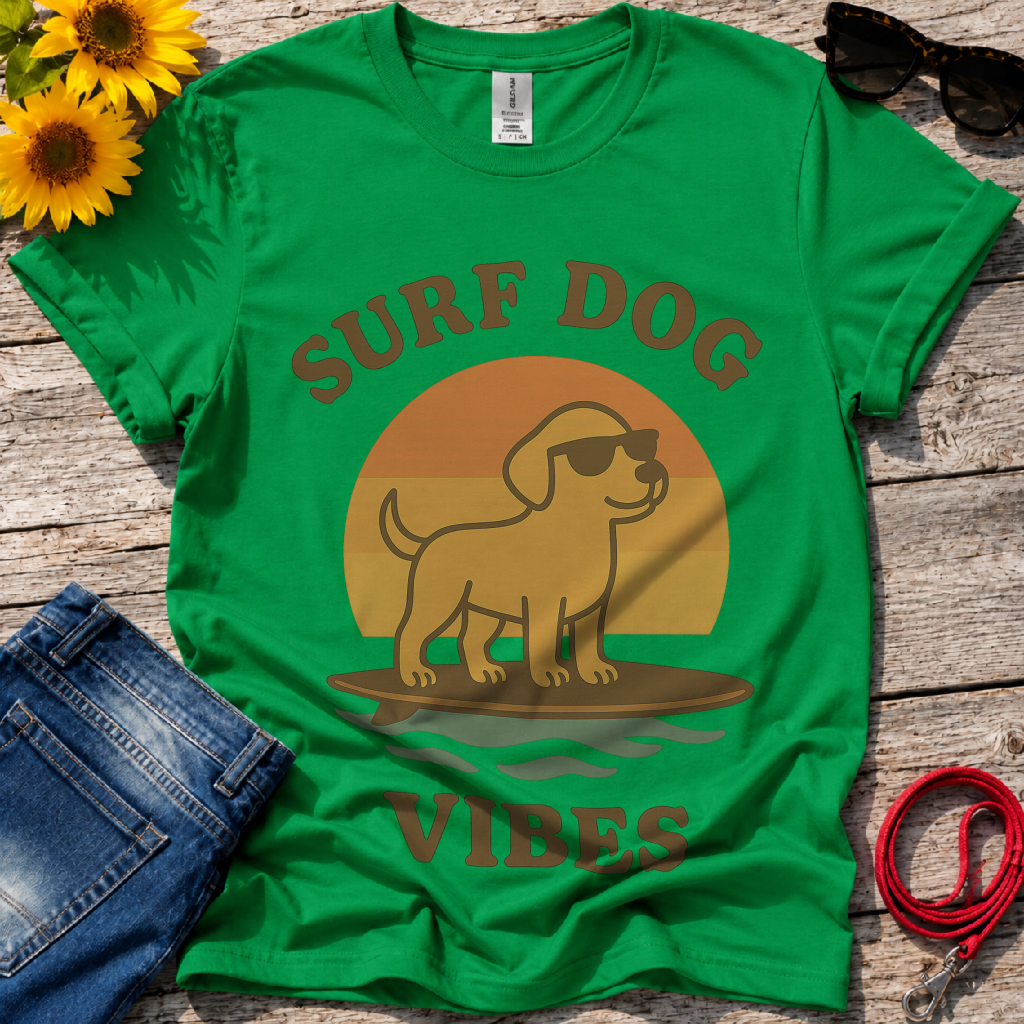 Surf Dog Vibes T-Shirt