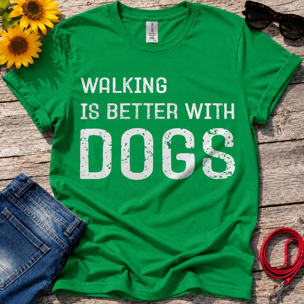 Walking with Dogs T-Shirt