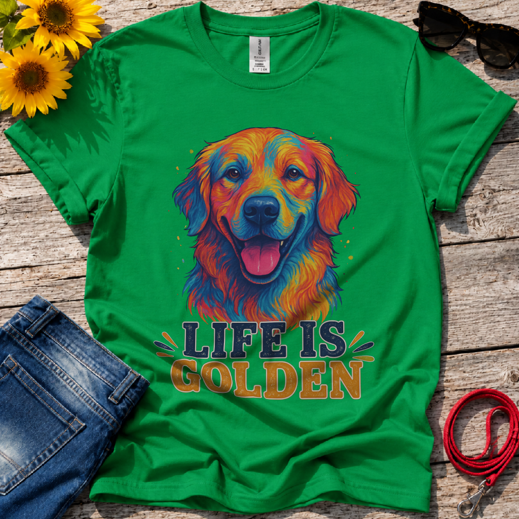 Colorful Retriever T-Shirt