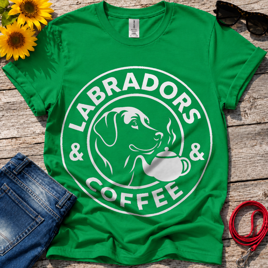 Coffee with a Labrador T-Shirt