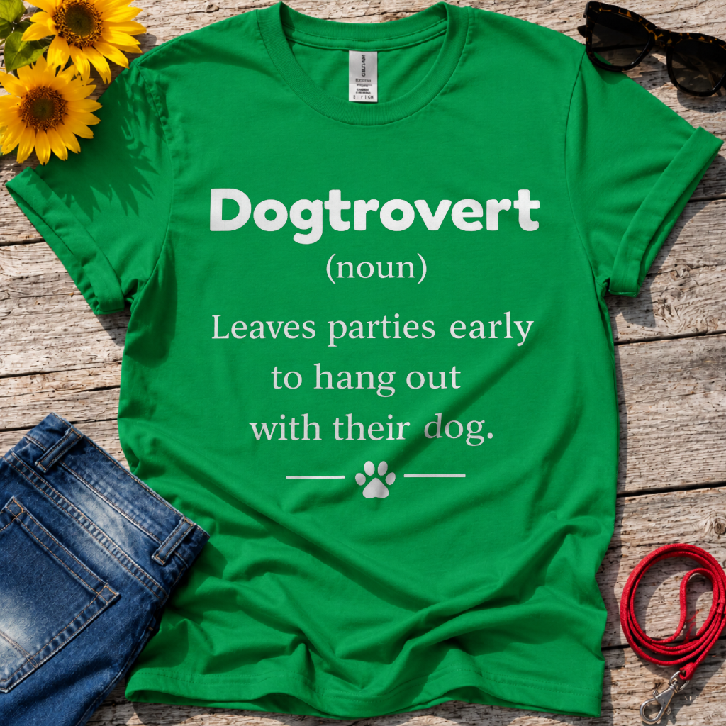Dogtrovert Definition T-Shirt