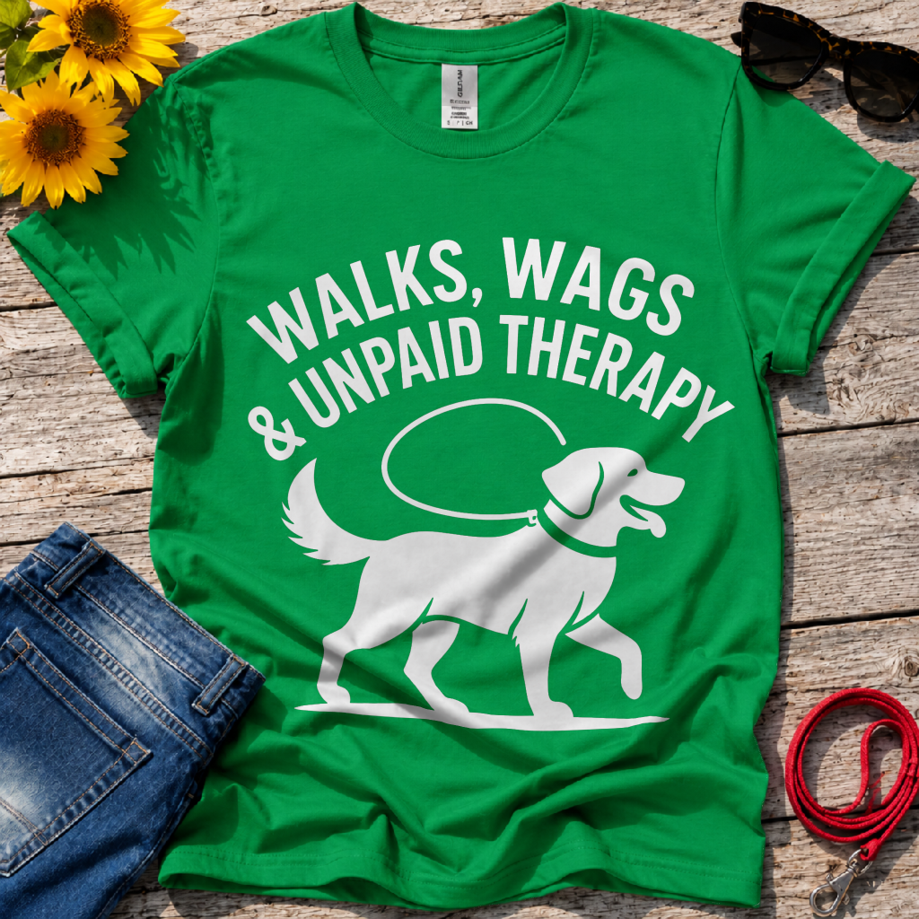 Walks,Wags and Woofs T-Shirt