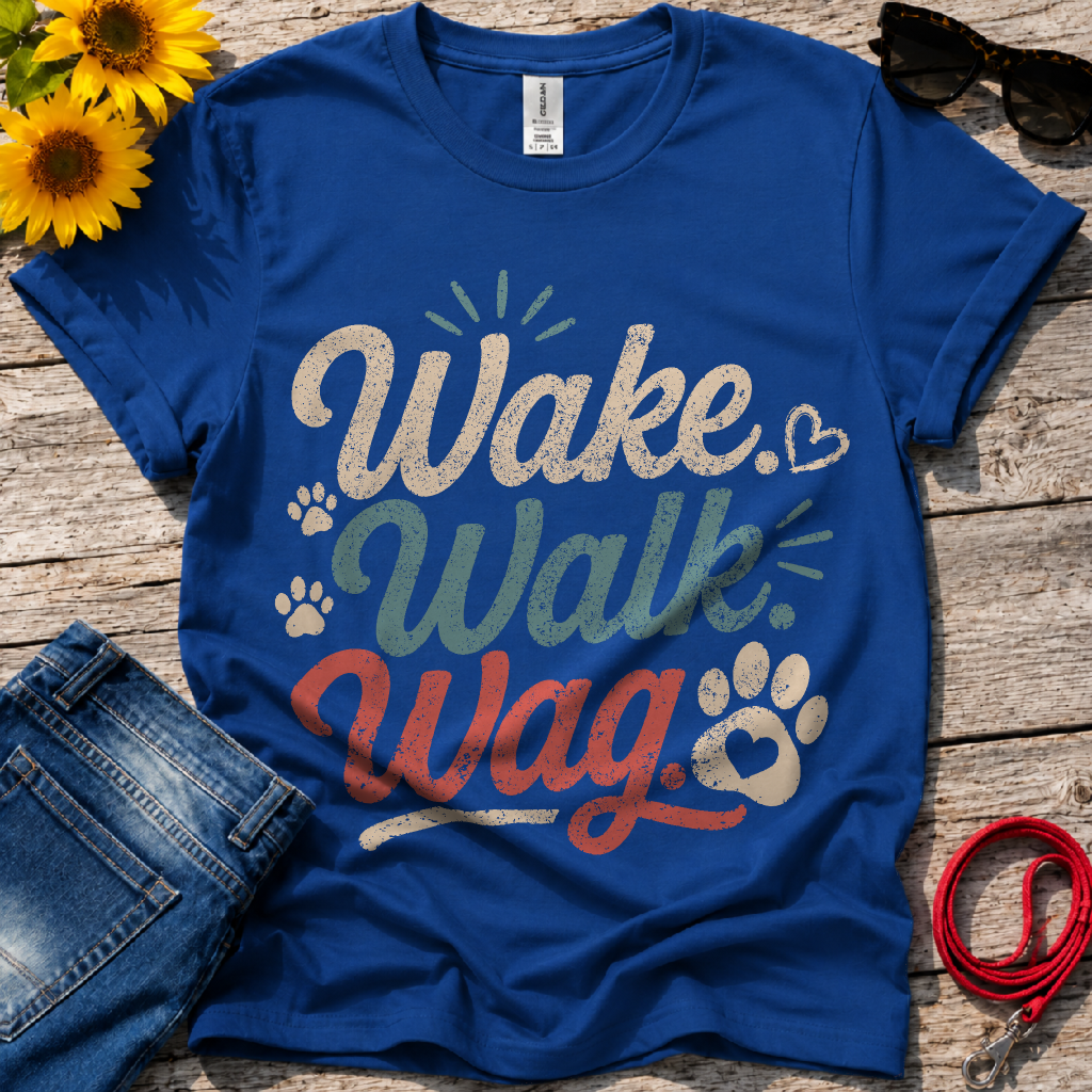 Wake Walk Wag T-Shirt