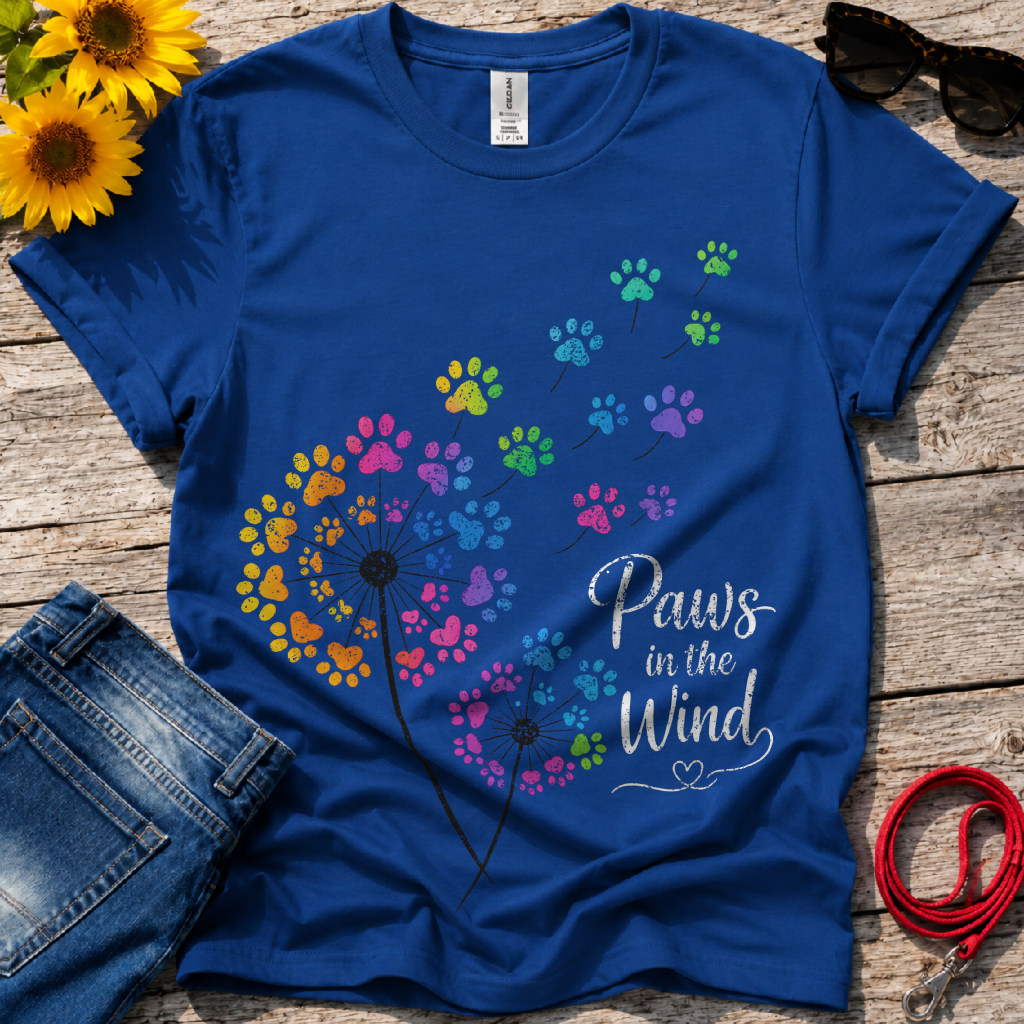 Paws in the Wind T-Shirt