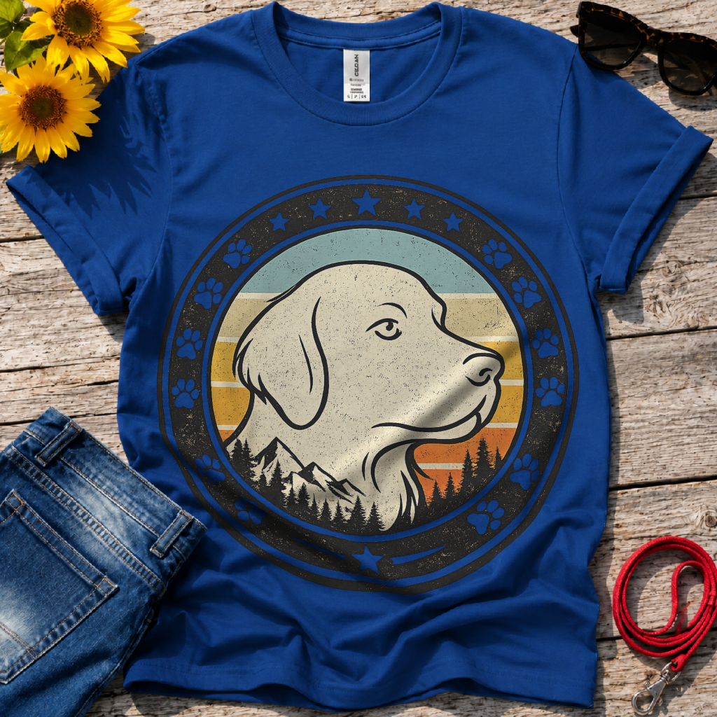 Minimalistic Gold Retriever T-Shirt