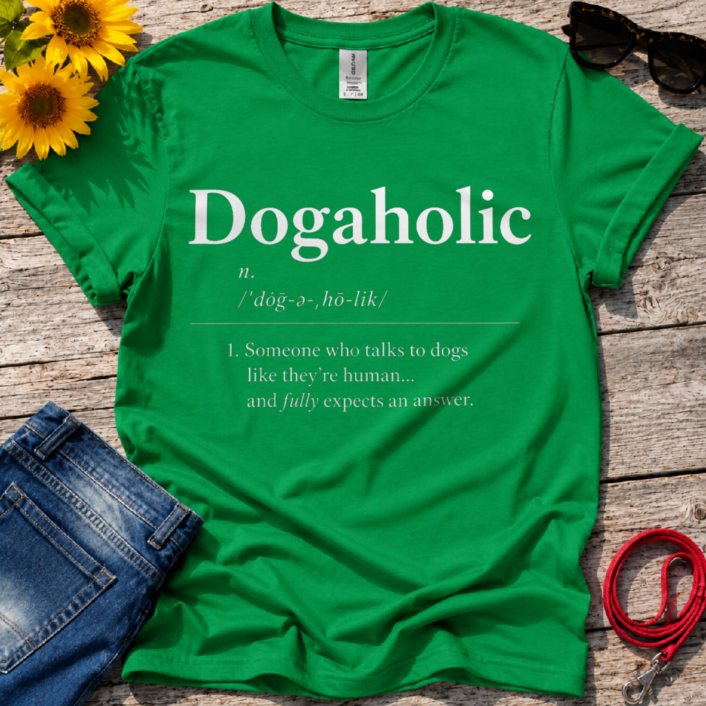 Dogaholic Definition T-Shirt