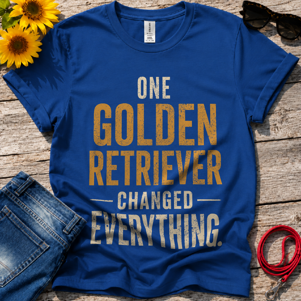 One Golden Retriever  T-Shirt