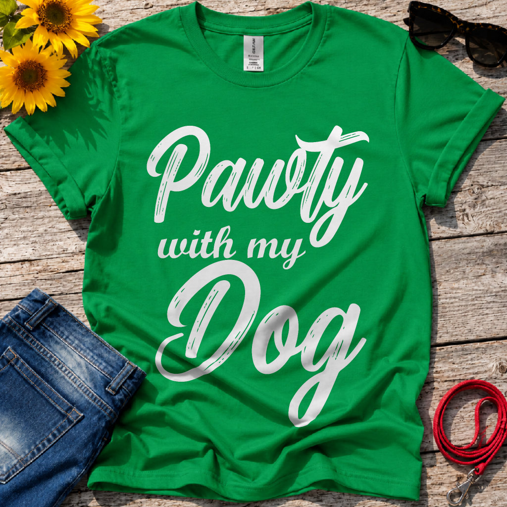 Pawty With my Dog T-Shirt