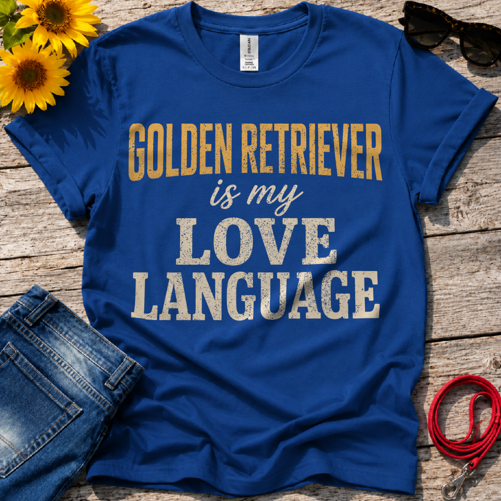 Golden Retriever Vocabulary T-Shirt