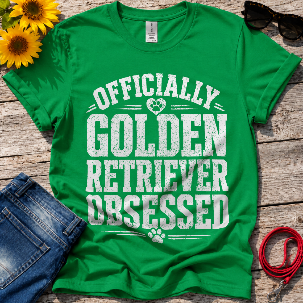 Golden Retriever Obsessed T-Shirt
