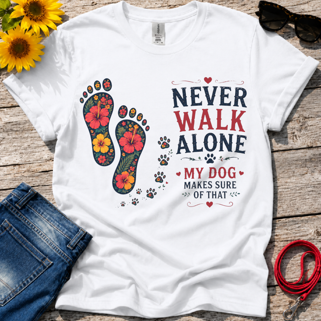 Never Alone Dog T-Shirt