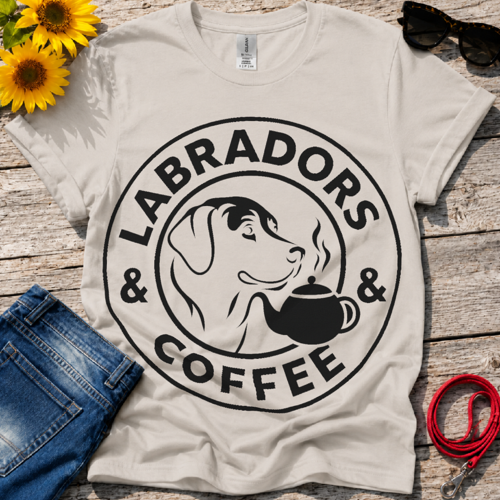 Coffee with a Labrador T-Shirt
