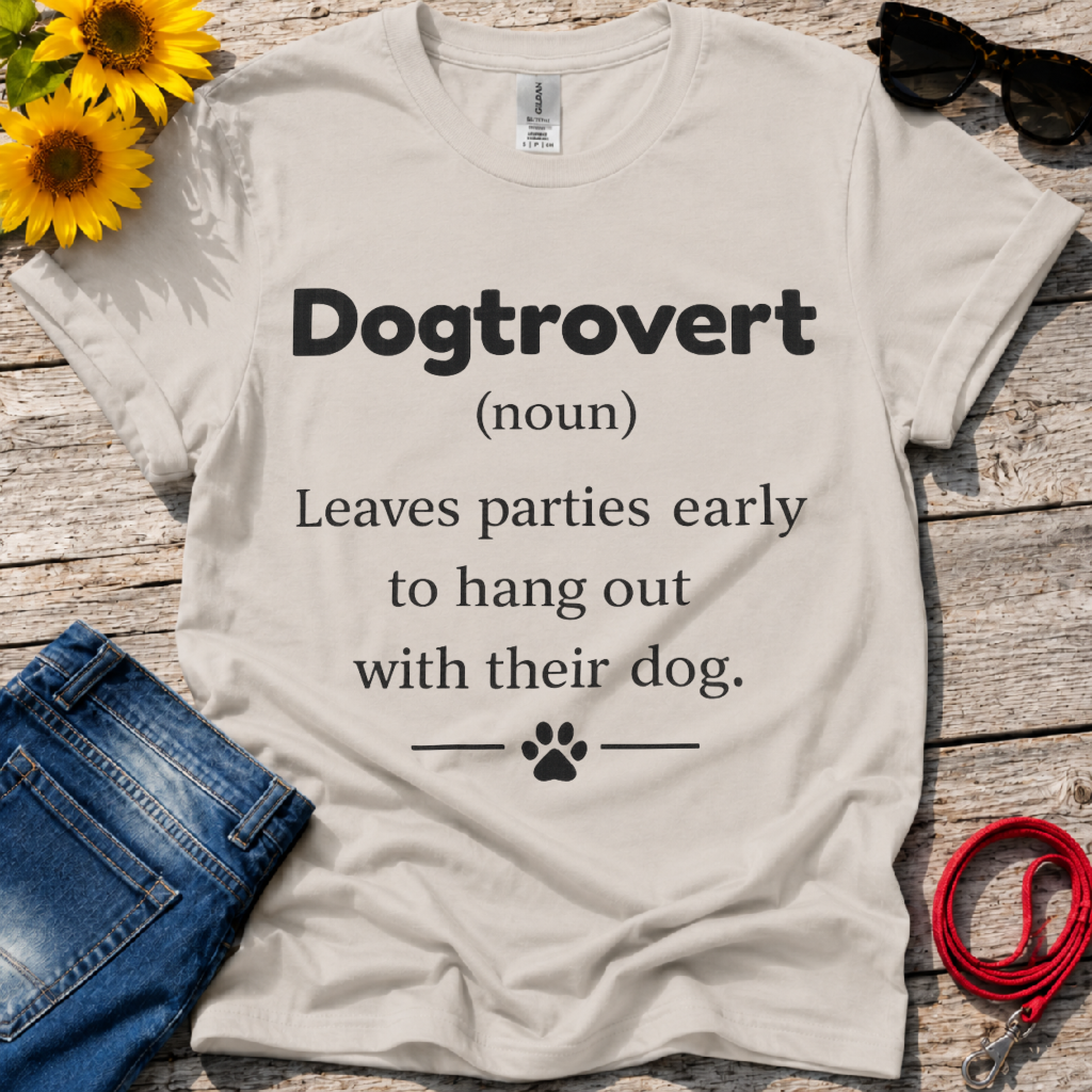Dogtrovert Definition T-Shirt