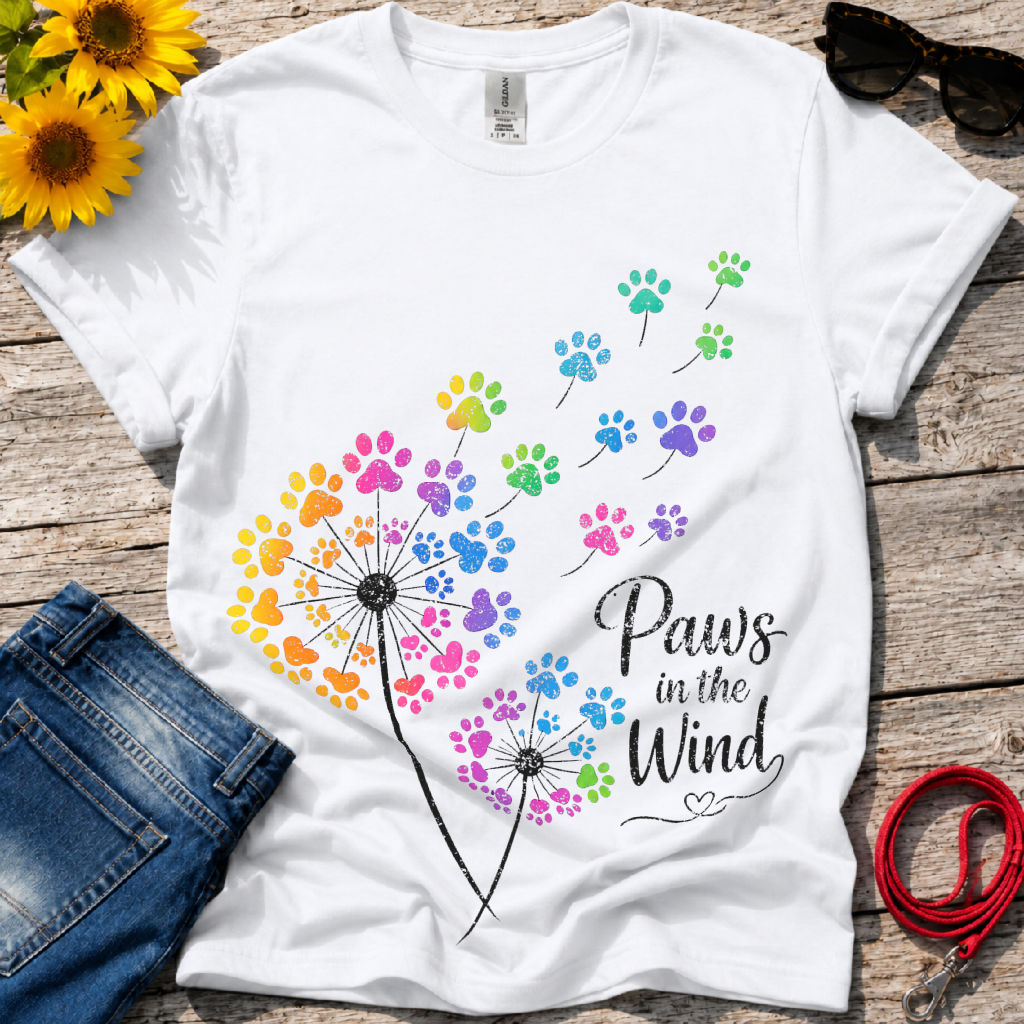 Paws in the Wind T-Shirt